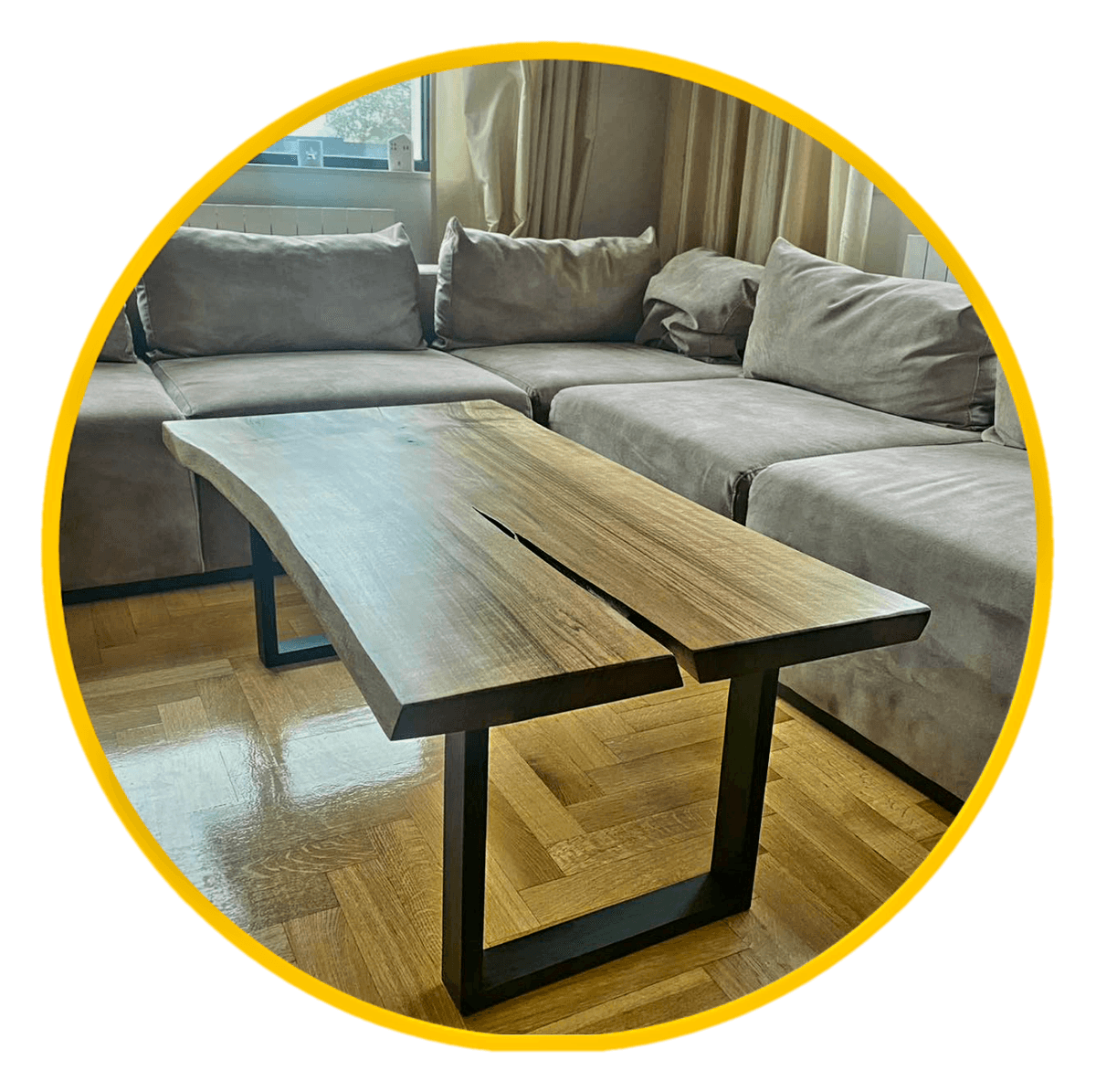 Walnut coffee table 2